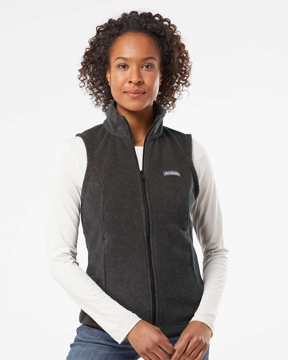 Charcoal Heather Gray Front Blank