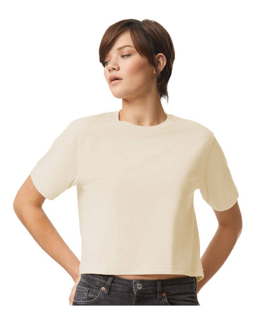 American Apparel® Women's Fine Jersey Boxy Tee