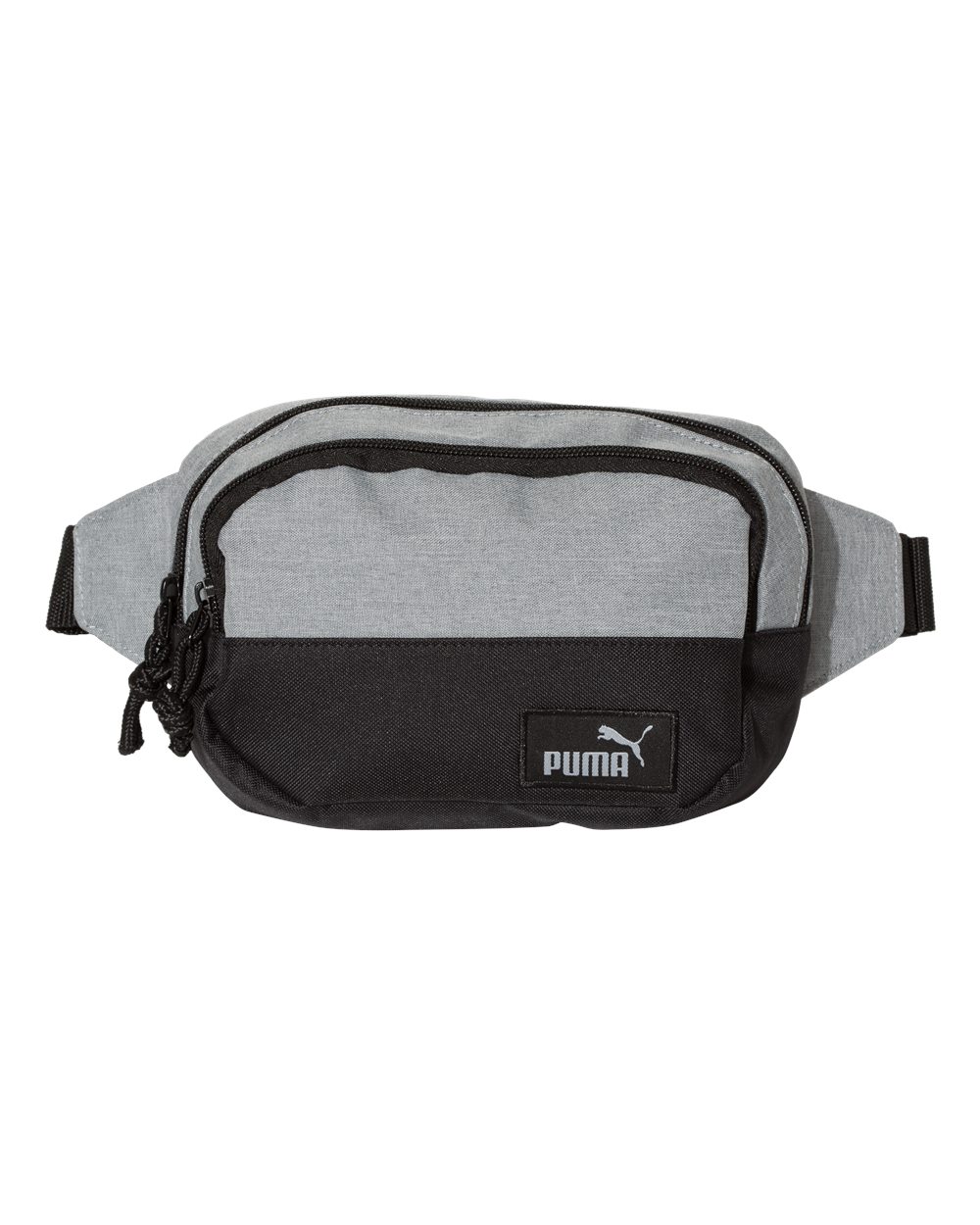 Heather Light Gray/Black Blank