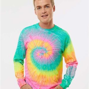 Colortone Tie-Dyed Long Sleeve T-Shirt