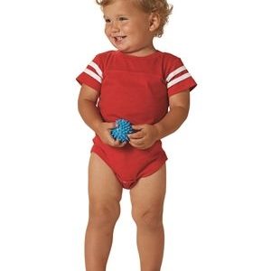 Rabbit Skins Infant Football Fine Jersey Bodysuit