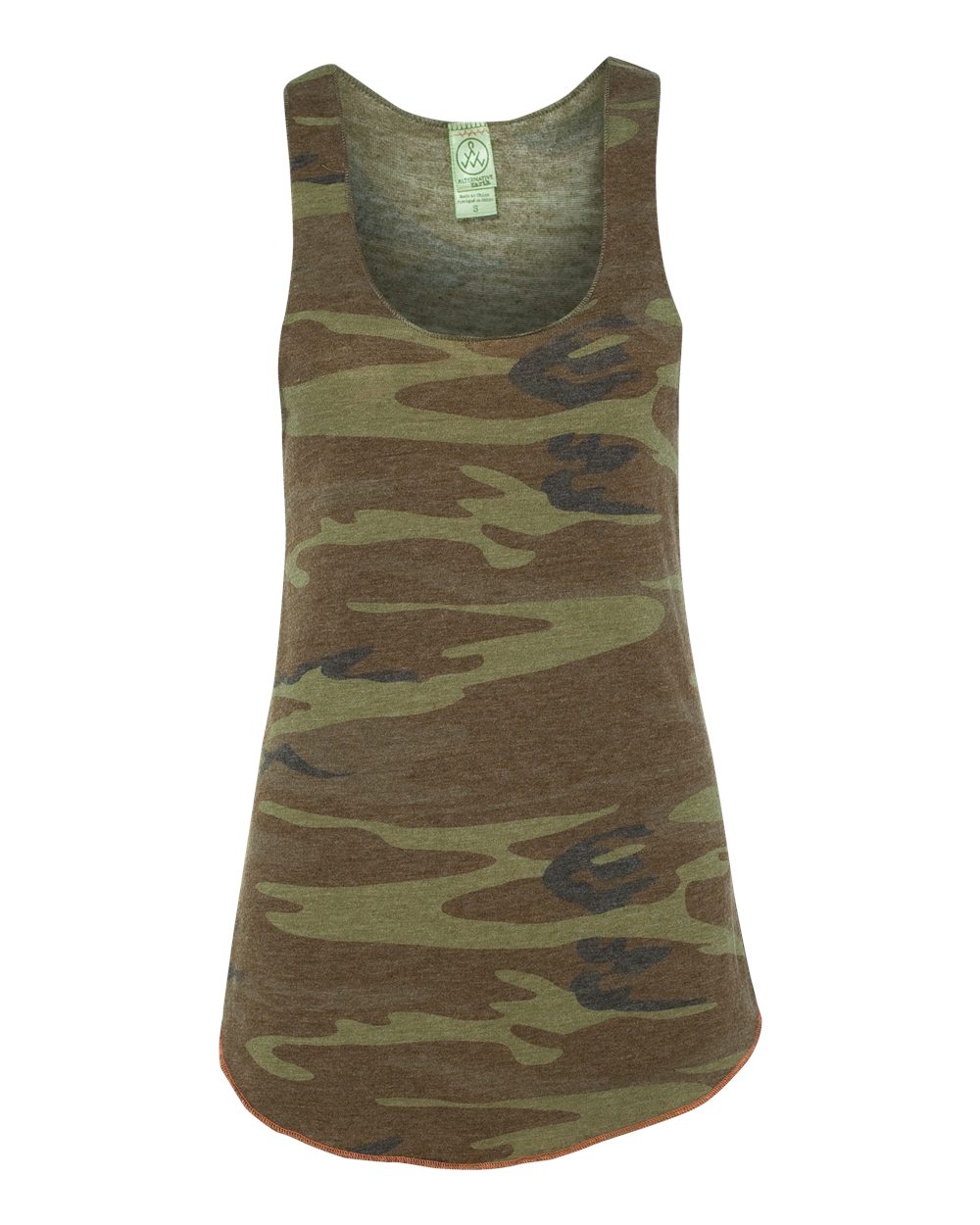 Alternative® Women's Printed Meegs Eco-Jersey Racerback Tank Top