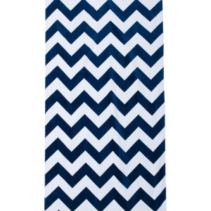 Carmel Towel Company Chevron Velour Beach Towel