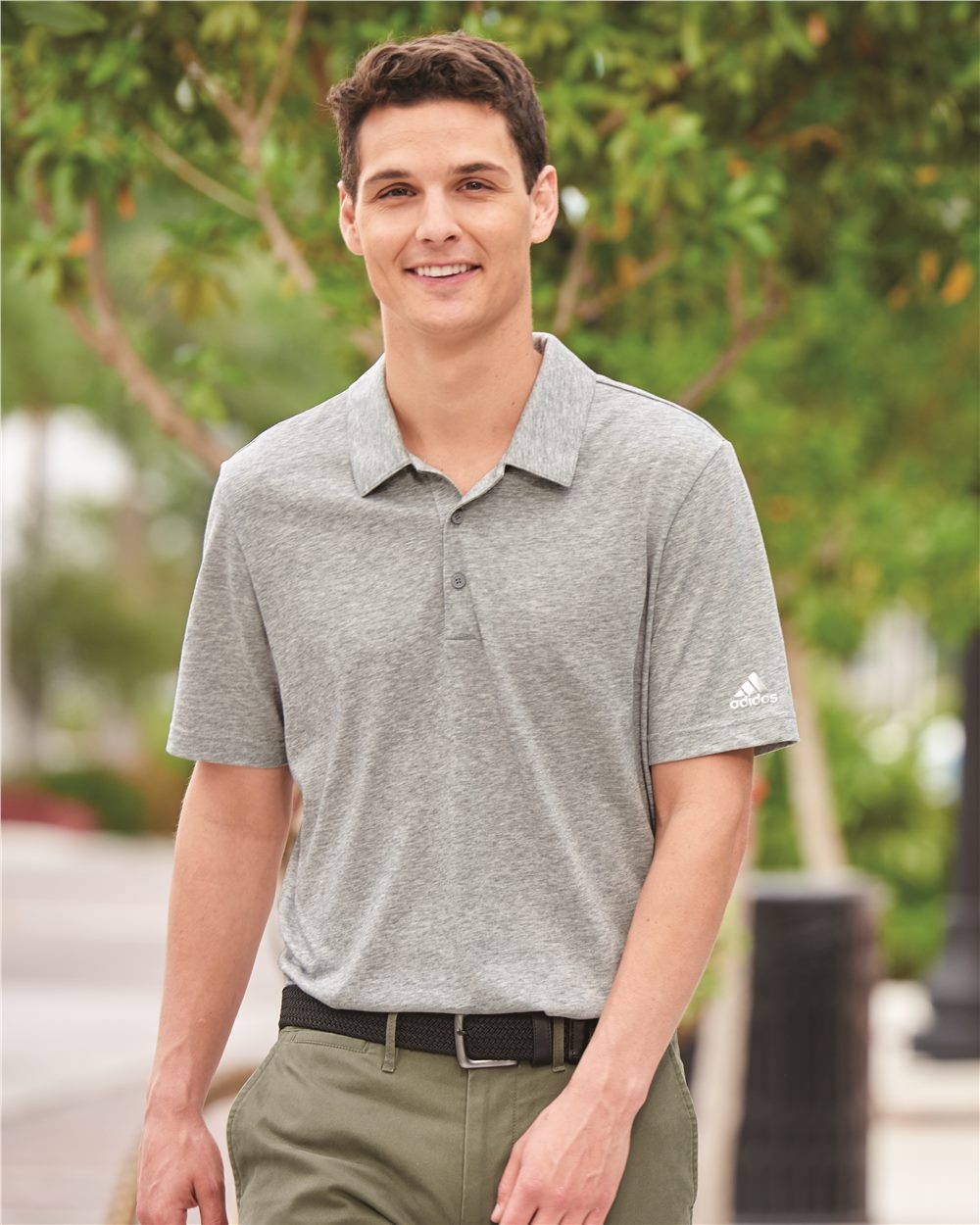 Adidas Cotton Blend Polo Shirt