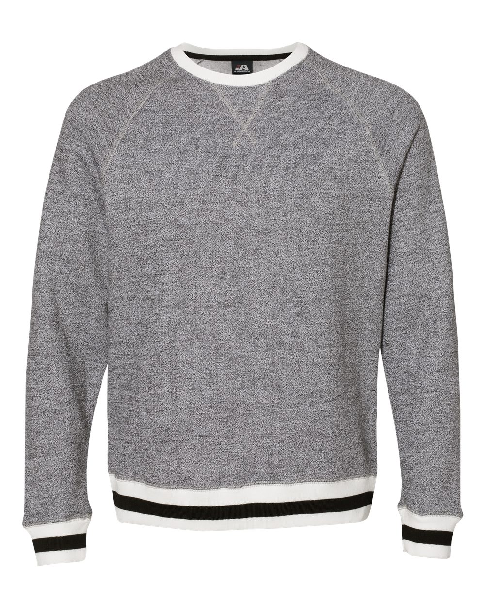 J. America Peppered Fleece Crewneck Sweatshirt