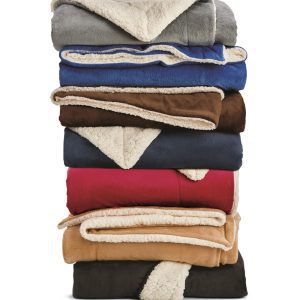 Alpine Fleece Oversized Mink Sherpa Blanket