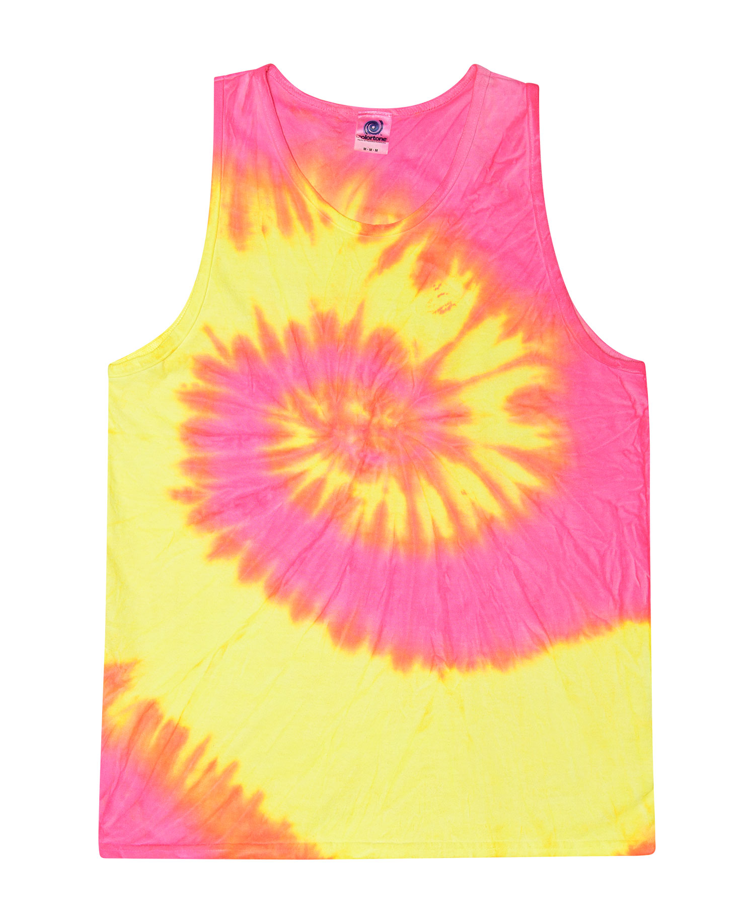 Fluorescent Swirl Tie Dye Blank