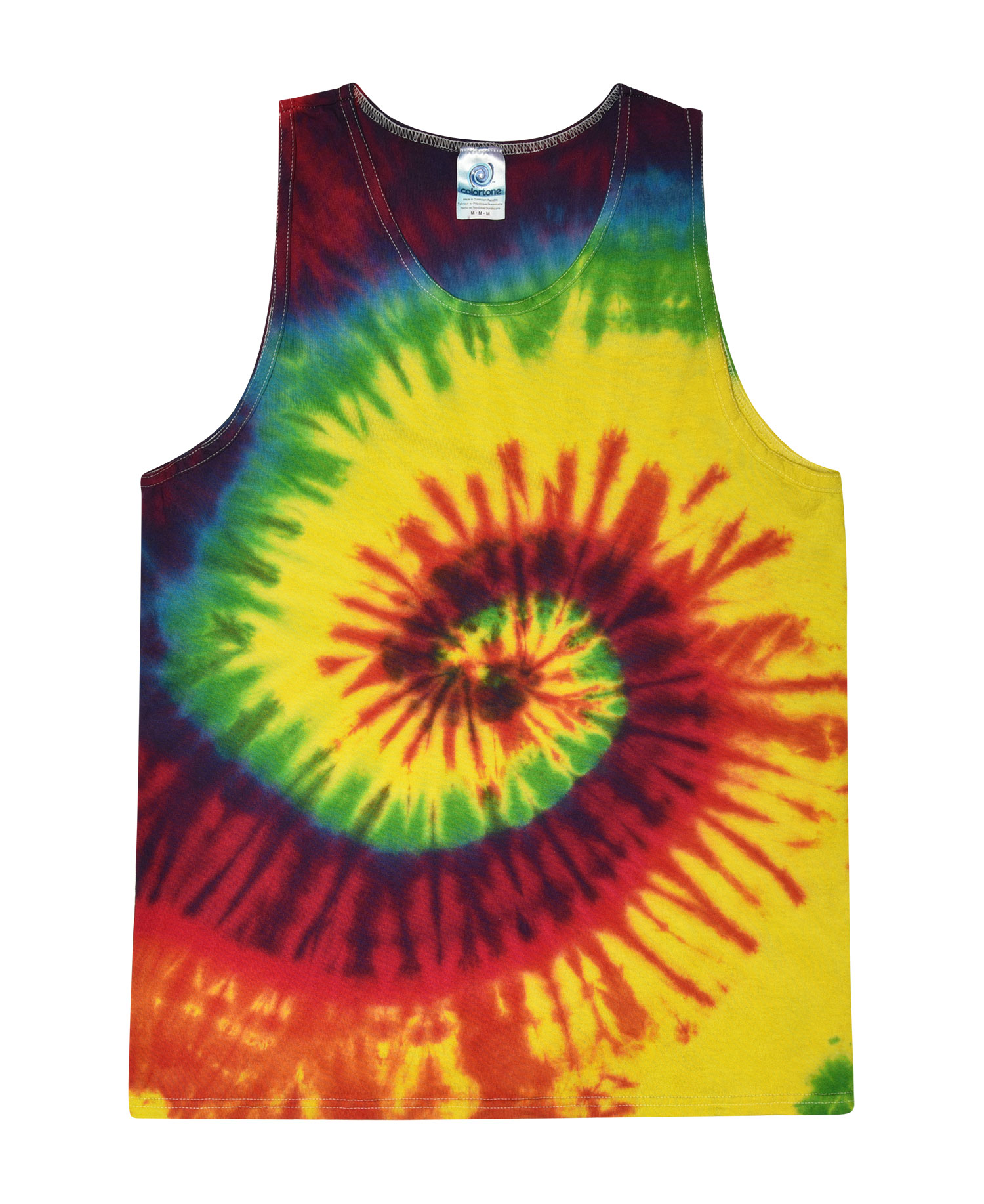 Reactive Rainbow Tie Dye Blank