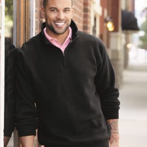 J. America Heavyweight Fleece Quarter-Zip Sweatshirt