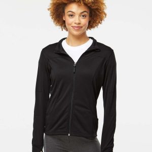 Independent Trading Co. Women's Poly Tech Full Zip Track Jacket