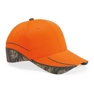 Outdoor Cap® Blaze Orange w/Camo Trim Cap