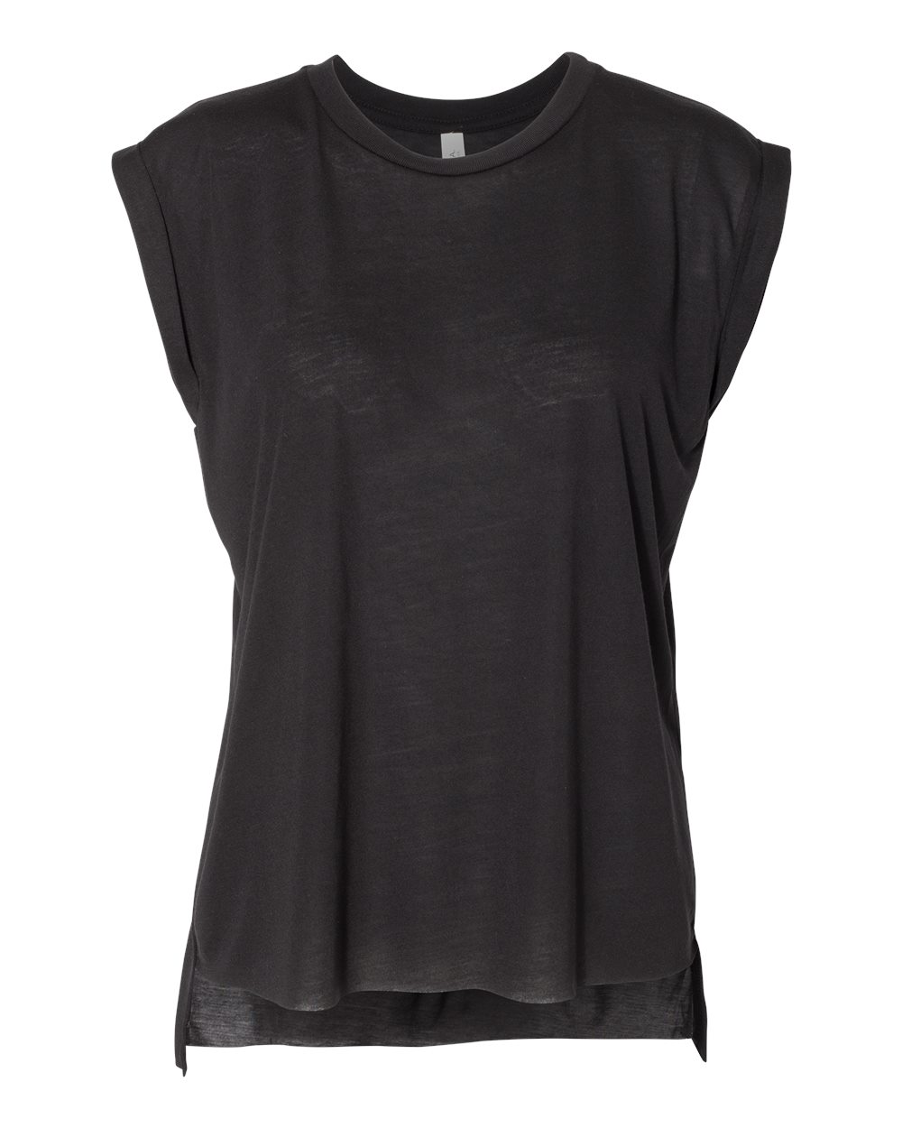 Bella+Canvas® Women's Flowy Rolled Cuffs Muscle Tee