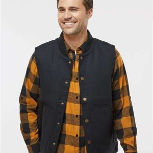 Independent Trading Co. Insulated Canvas Workwear Vest