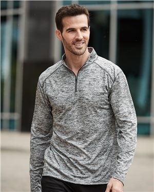 Badger Tonal Blend Quarter-Zip Pullover