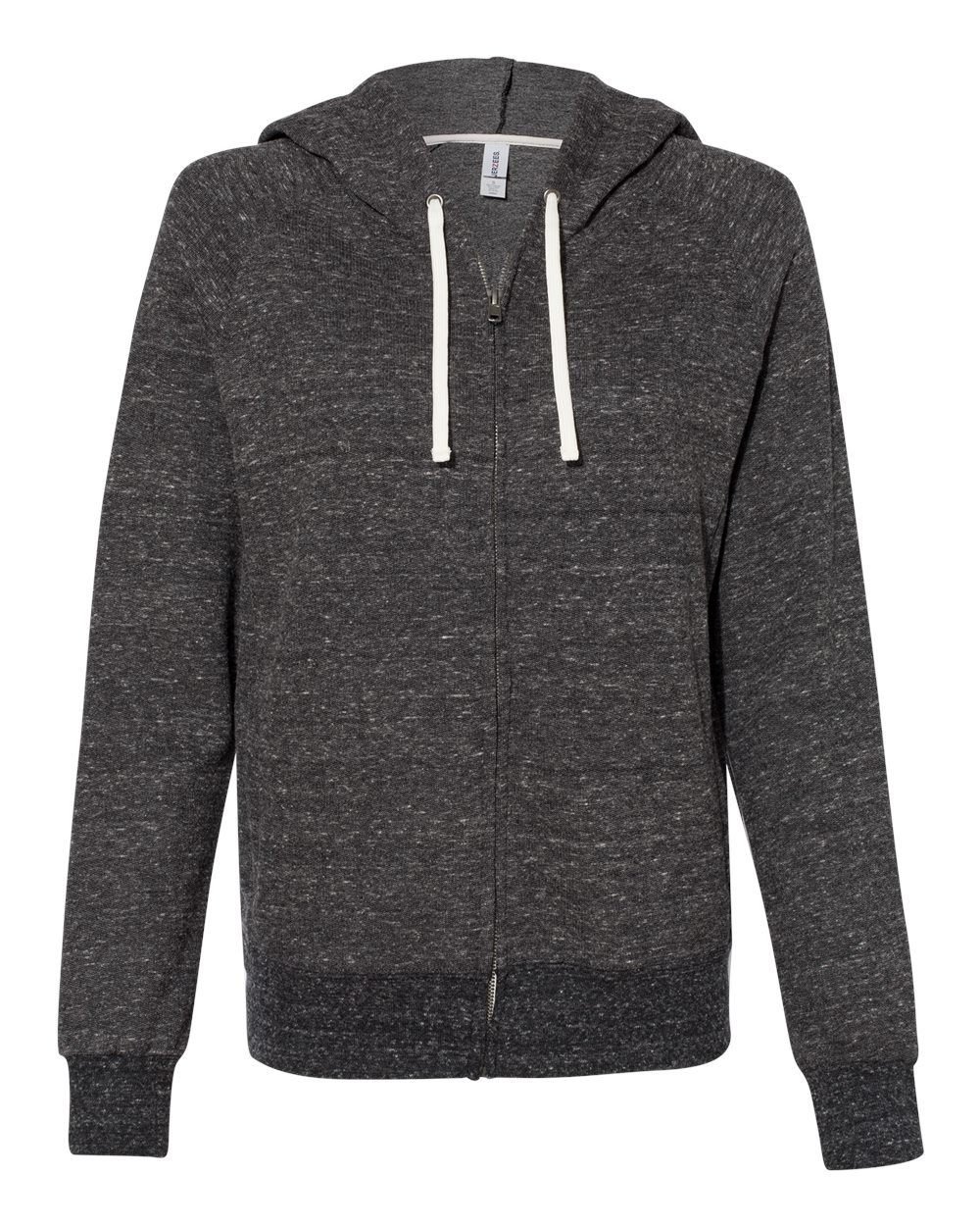 JERZEES Women's Snow Heather French Terry Full-Zip Hooded Sweatshirt