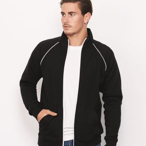 Bella+Canvas® Piped Fleece Cadet Collar Jacket