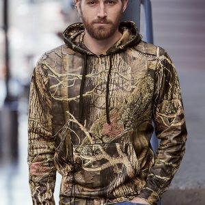 J. America Polyester Tailgate Hooded Sweatshirt