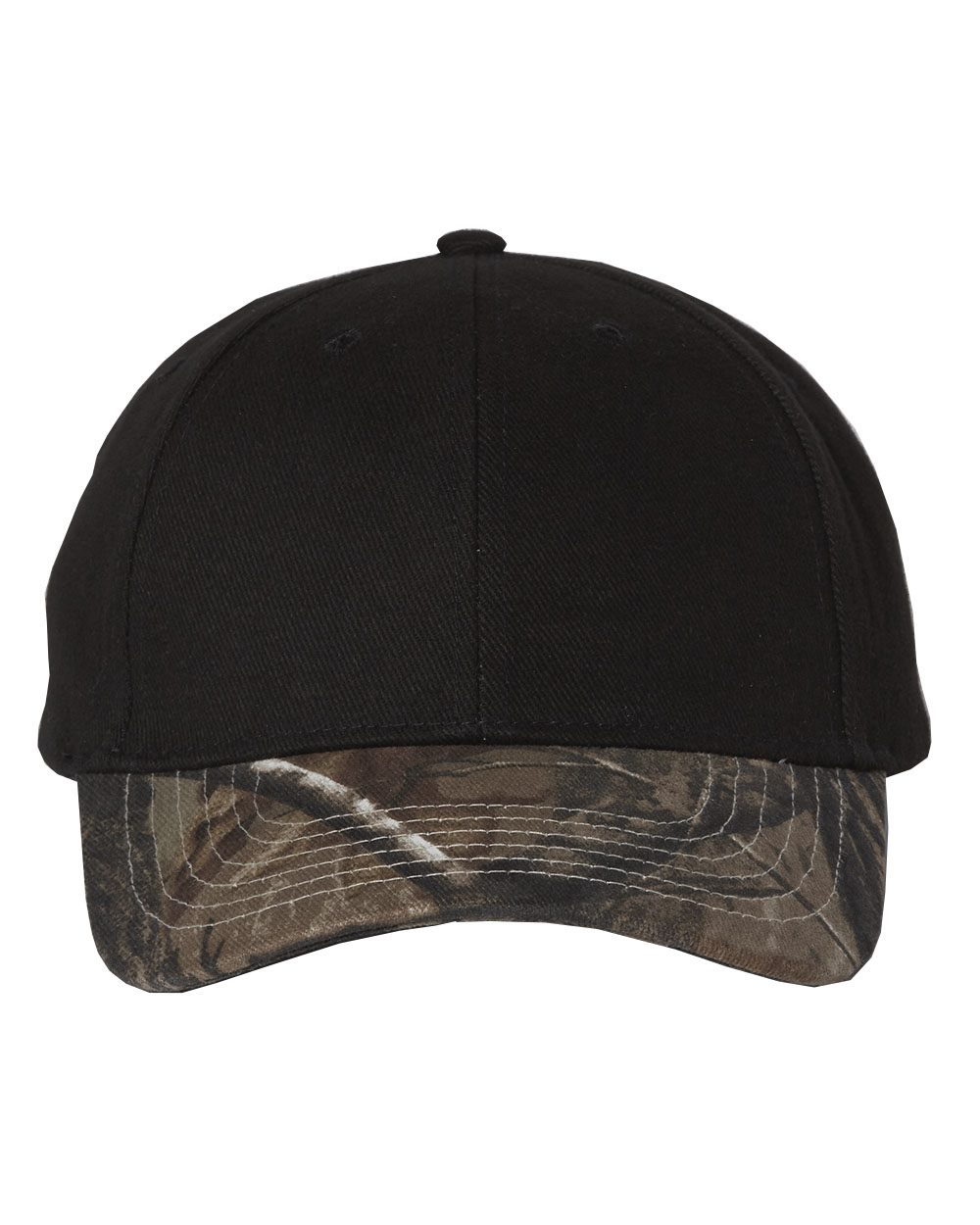 Kati Solid Crown w/Camo Visor Cap