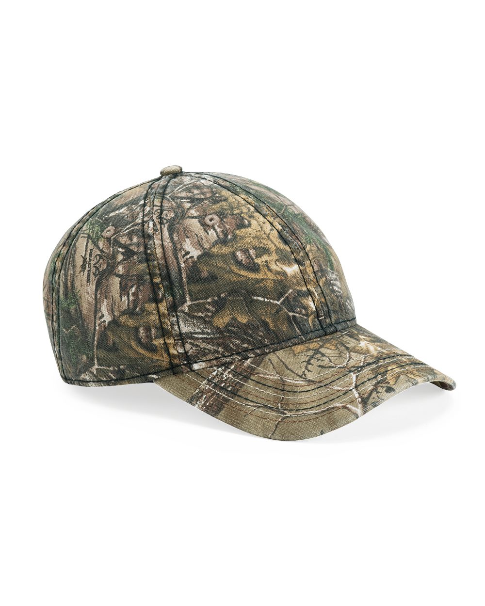 Outdoor Cap® Camouflage Cap w/American Flag Undervisor