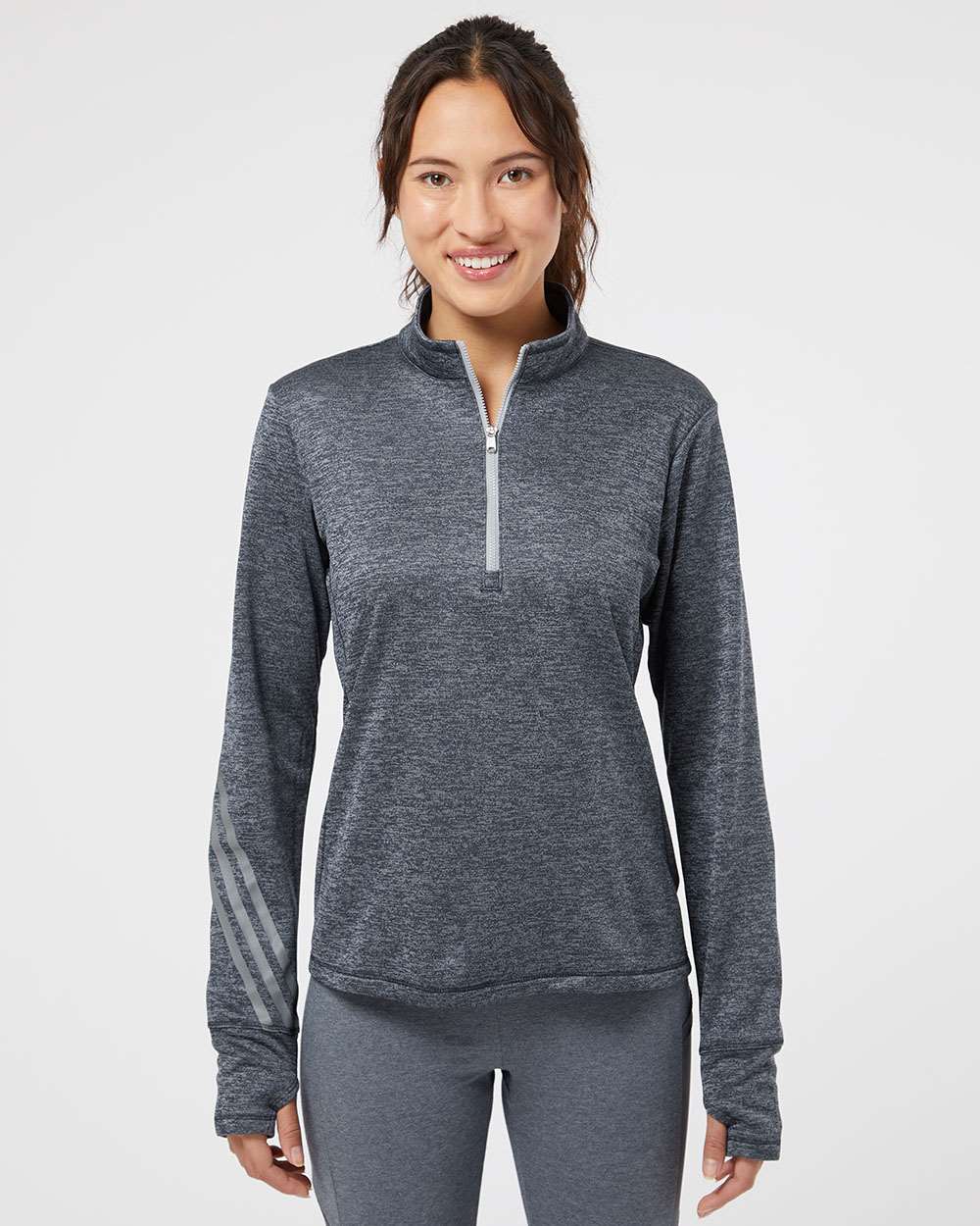 Navy Blue Heather/Mid Gray Blank