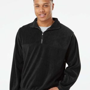 Burnside® Polar Fleece Quarter Zip Pullover
