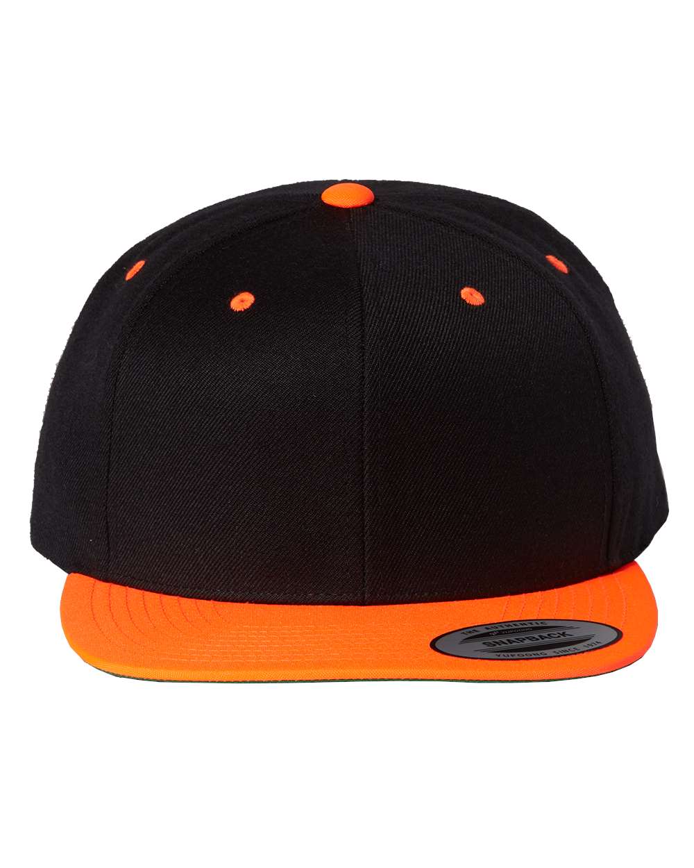 Black/Neon Orange Blank