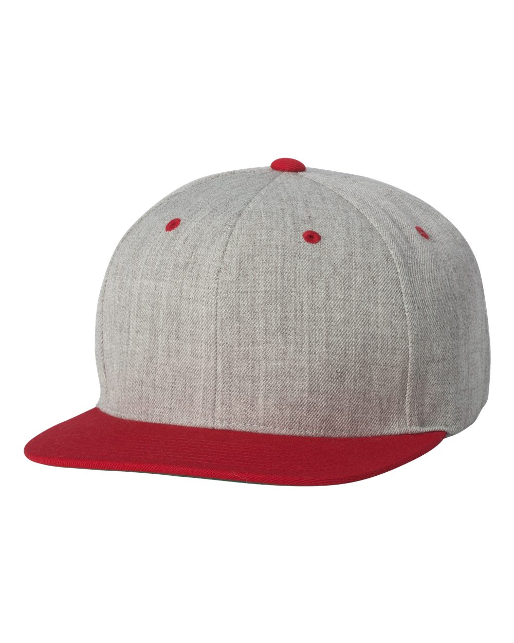Heather Gray/Red Blank