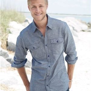 Burnside® Chambray Long Sleeve Shirt