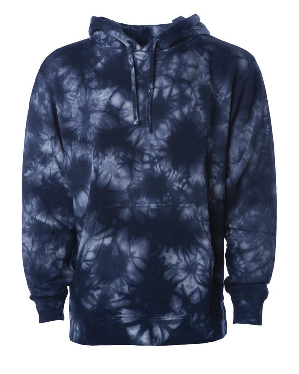 Tie Dye Aqua Blue Blank