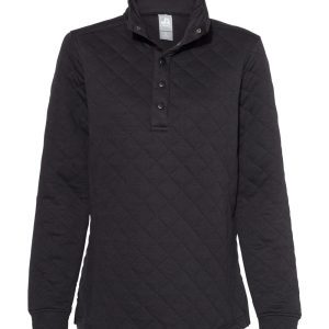 J. America Women's Quilted Snap Pullover