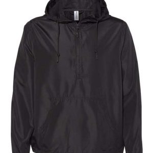 Independent Trading Co Unisex Lightweight Quarter-Zip Windbreaker Pullover Jacket