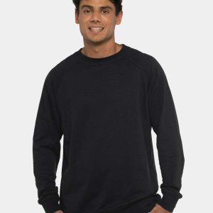 Next Level Unisex Laguna Raglan Crewneck Sweatshirt