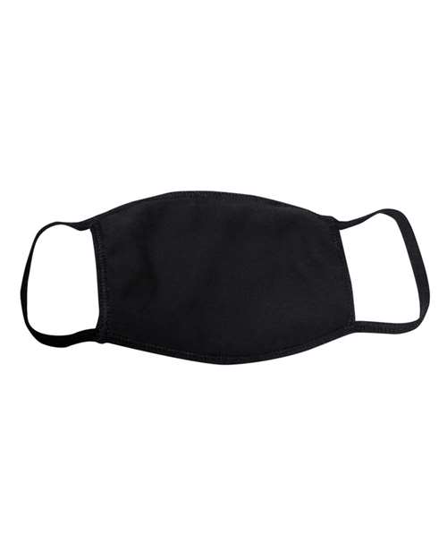 Bayside Youth USA-Made 100% Cotton Face Mask