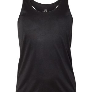 Badger Girls' B-Core Racerback Tank Top