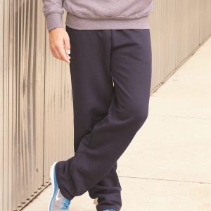 Champion Powerblend® Open Bottom Sweatpants w/Pockets