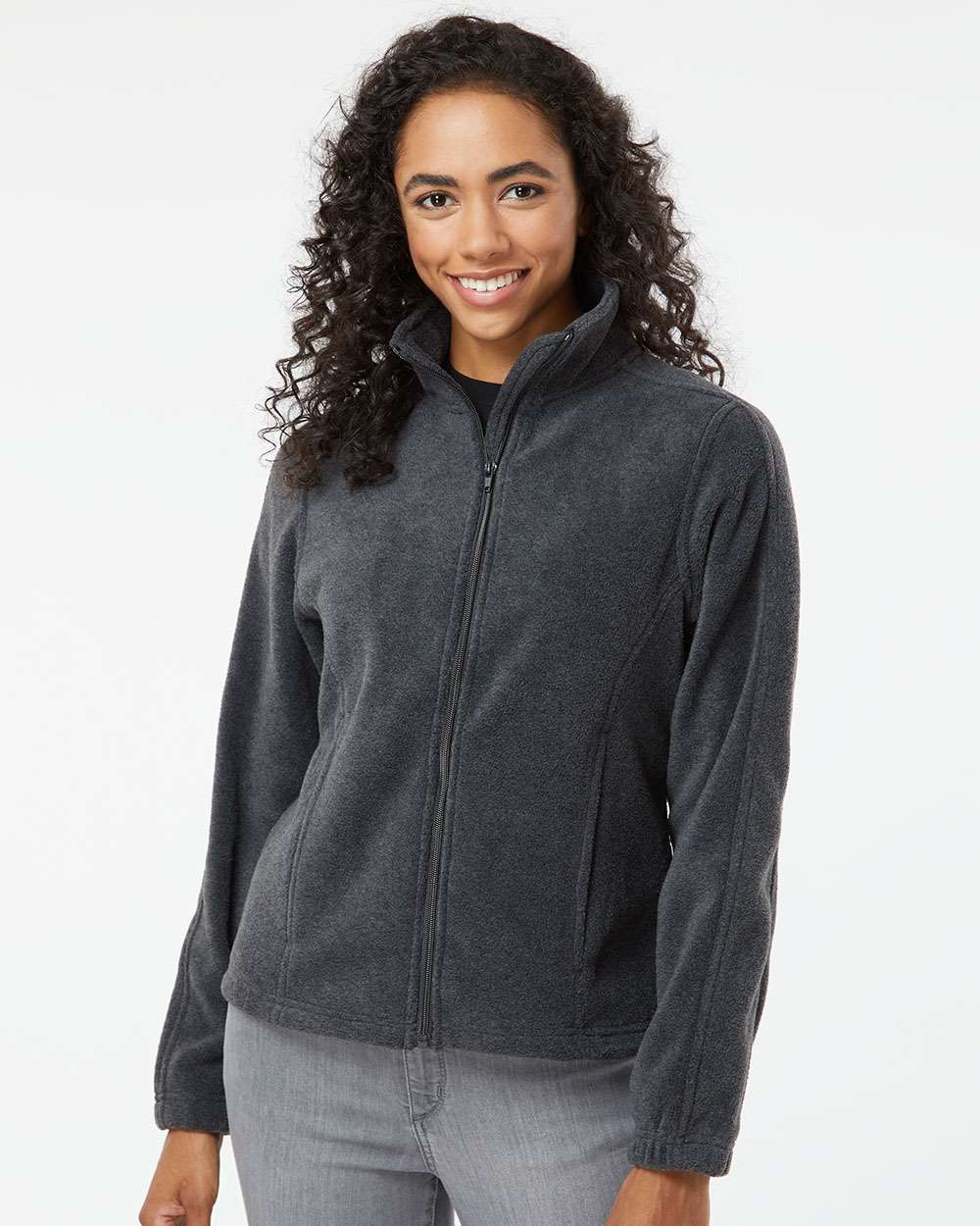 Heather Charcoal Gray Blank