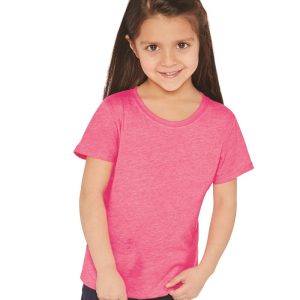Next Level Girls' Princess CVC Short Sleeve Crew T-Shirt