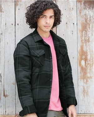 Burnside® Quilted Flannel Jacket