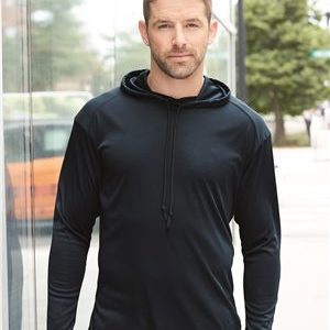 Badger B-Core Hooded Long Sleeve T-Shirt