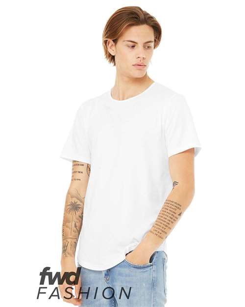 BELLA + CANVAS Jersey Curved Hem Tee