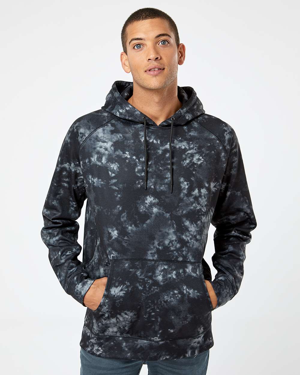 Black Tie Dye Blank