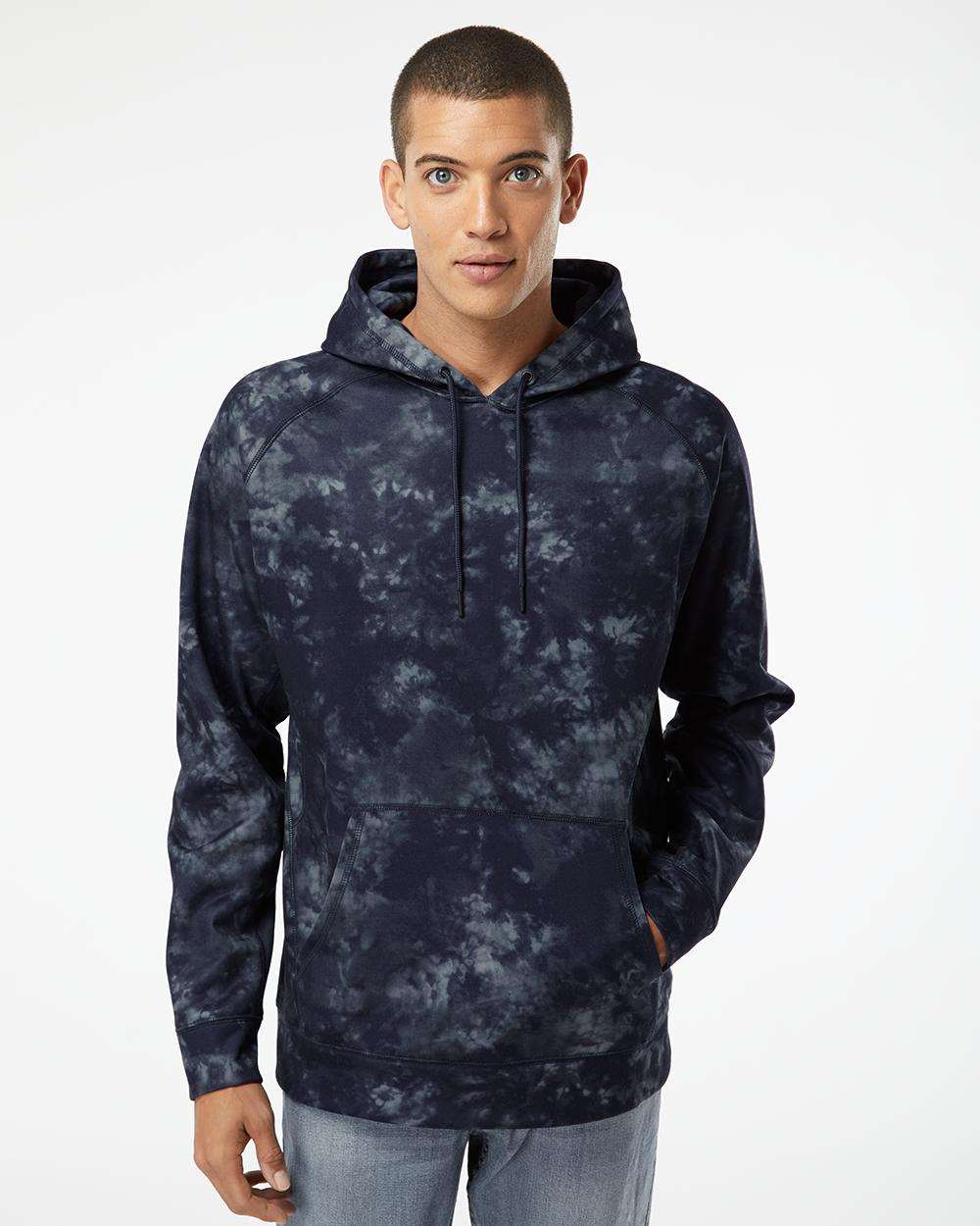 Navy Blue Tie Dye Blank