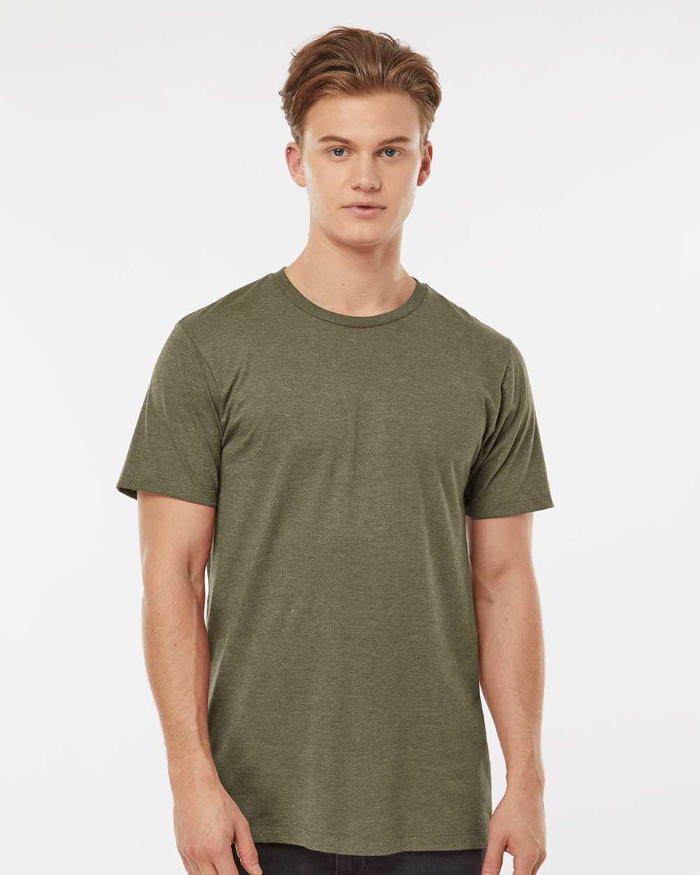Olive Green Heather Blank