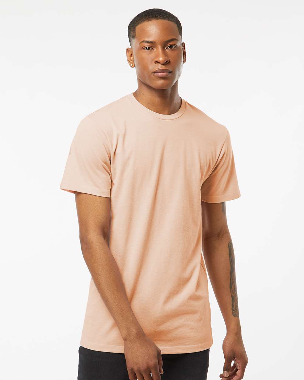 Peach Orange Heather Blank