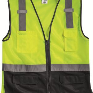 Kishigo® Black Bottom Mesh Class 2 Vest