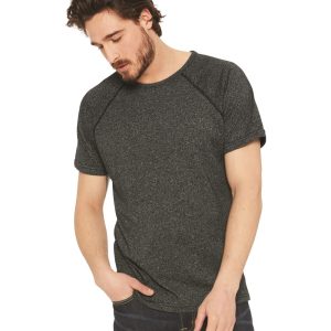 Next Level Mock Twist Raglan Short Sleeve Crew Shirt