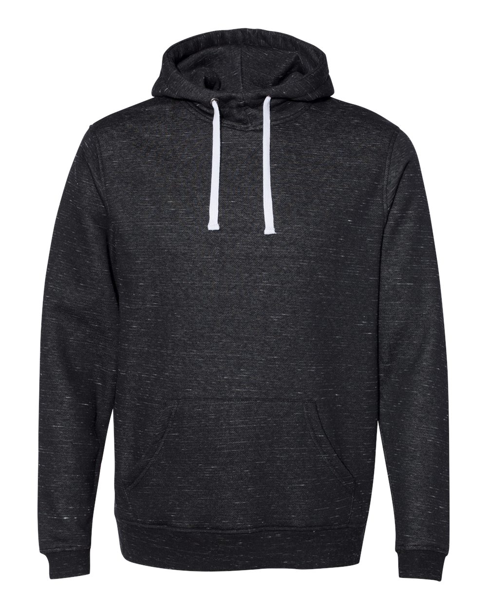 J. America Melange Fleece Hooded Sweatshirt