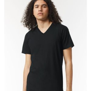 American Apparel® Unisex CVC V-Neck Tee