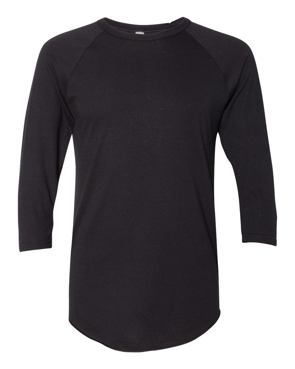 American Apparel® 50/50 Raglan Three-Quarter Sleeve Tee