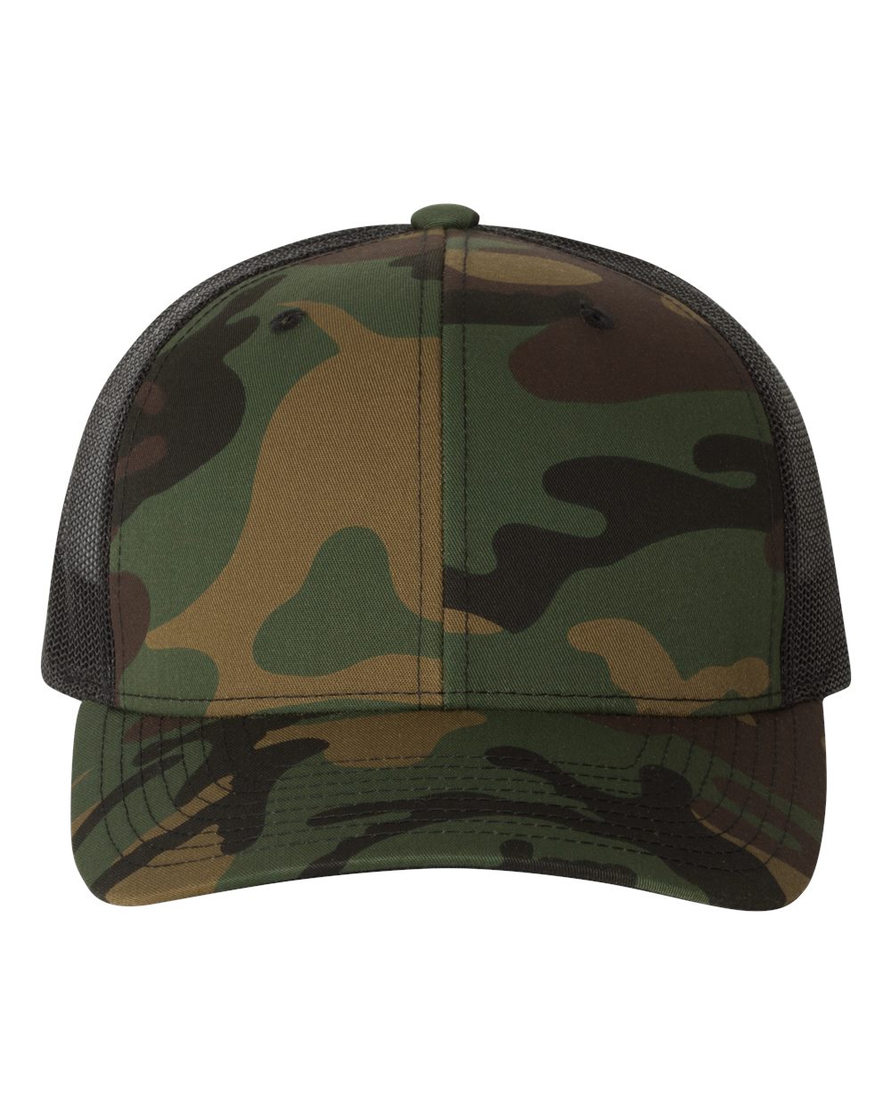 Green Camo/Black Blank